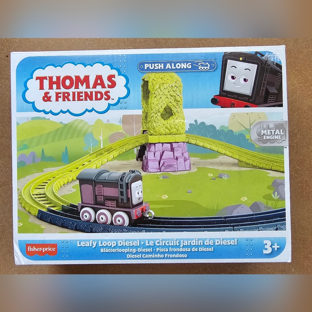 Thomas & Friends Leafy Loop Diesel with Green and Purple Tracks